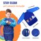 215 Piece Art Set Crafts Drawing Kit with Trifold Easel, Includes Preprinted Paper, Oil Pastels, Crayons, Colored Pencils, Smock & More Gifts for Girls Boys Teen Ages 4-6-8-9-12